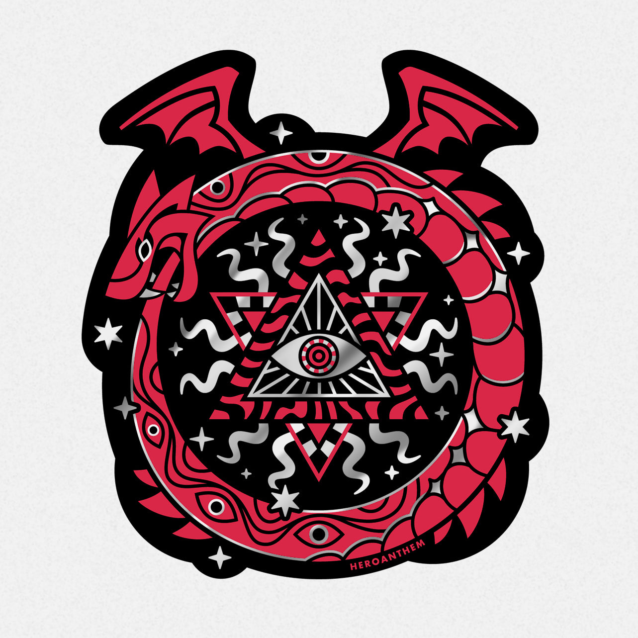 Homunculi Ouroboros Tattoo Sticker
