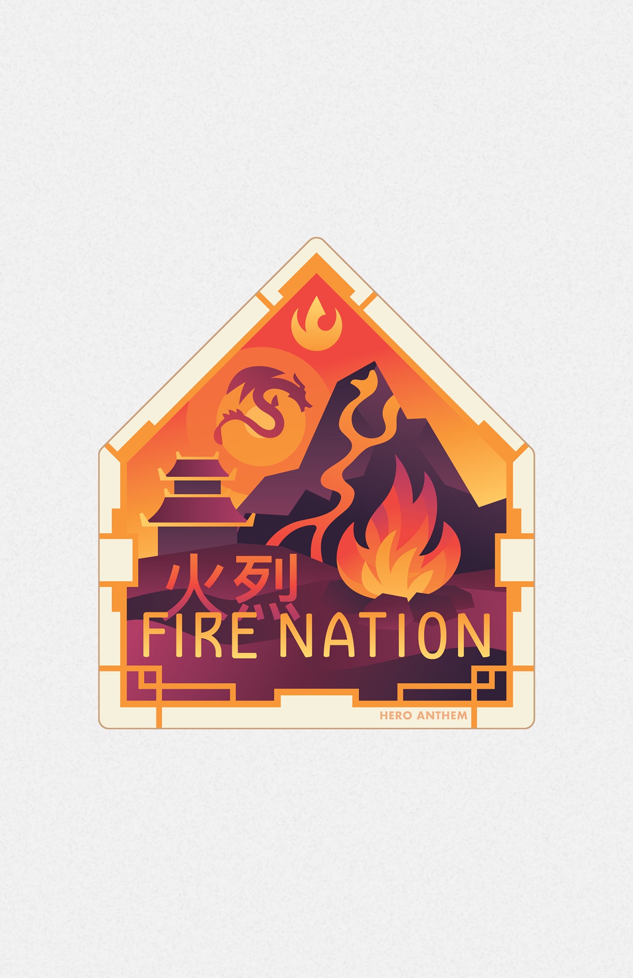 Air Nomads, Water Tribe, Fire Nation, Earth Kingdom Sticker for