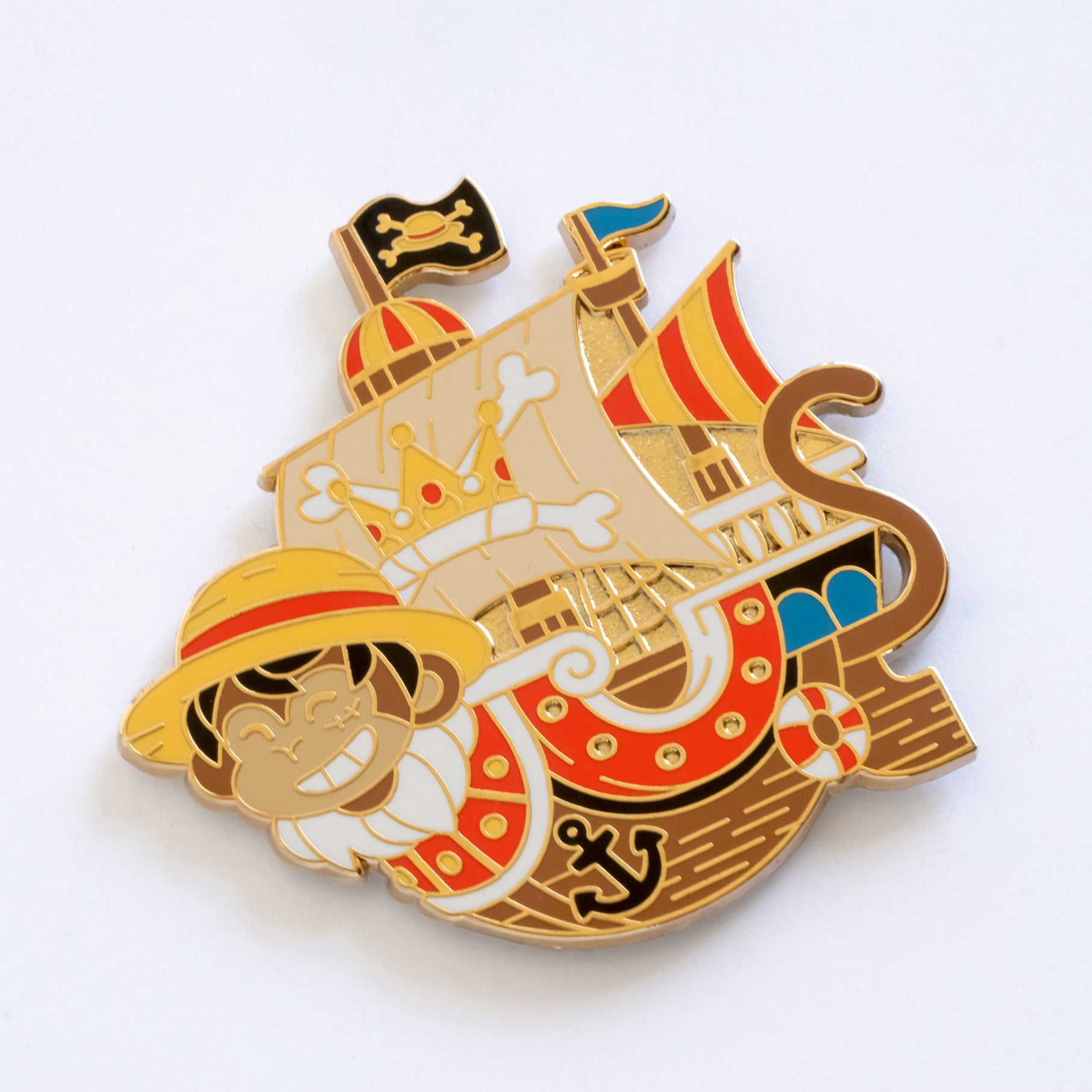 Luffy Enamel Pins Cute Accessories - Official One Piece Merch