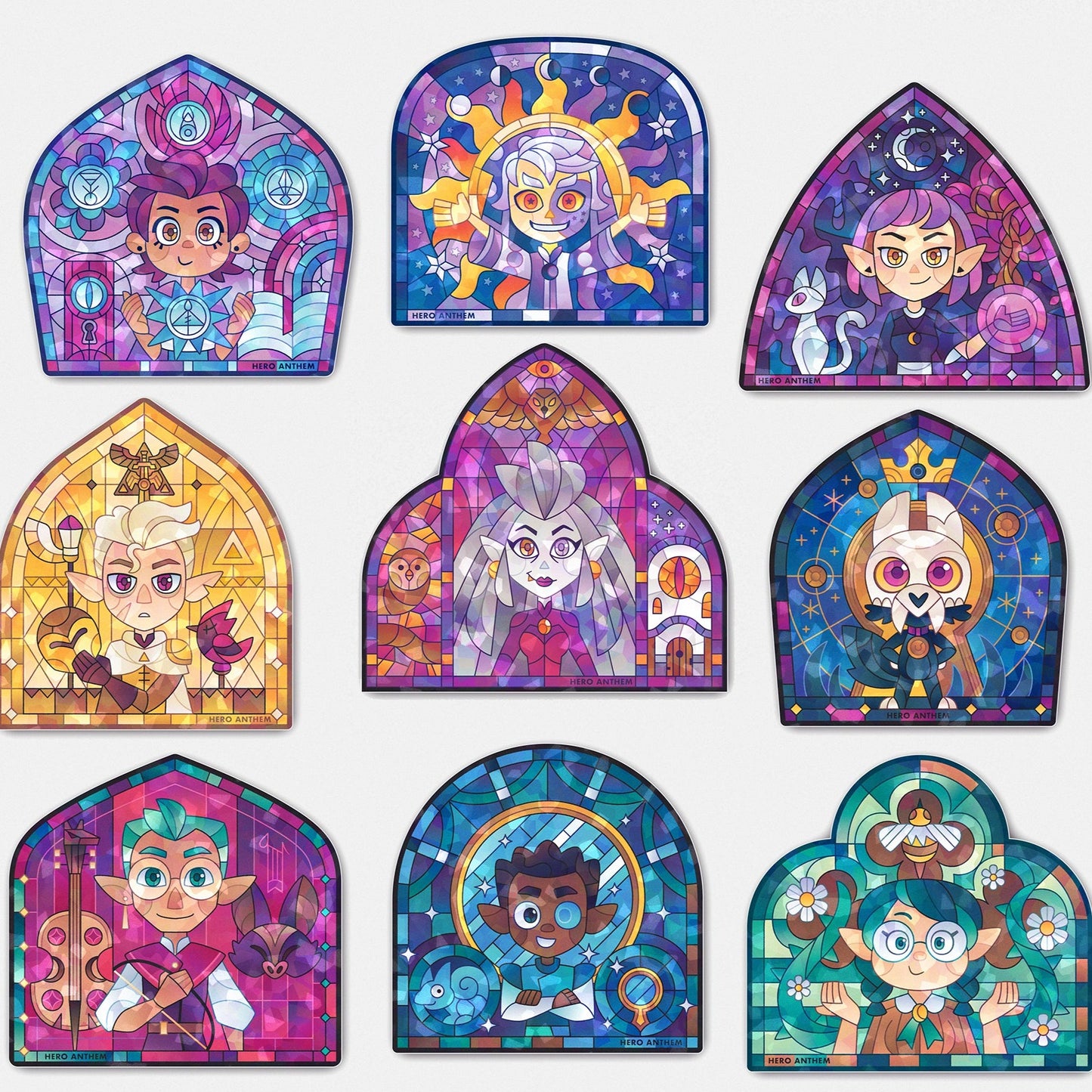 Witchy Window Stickers