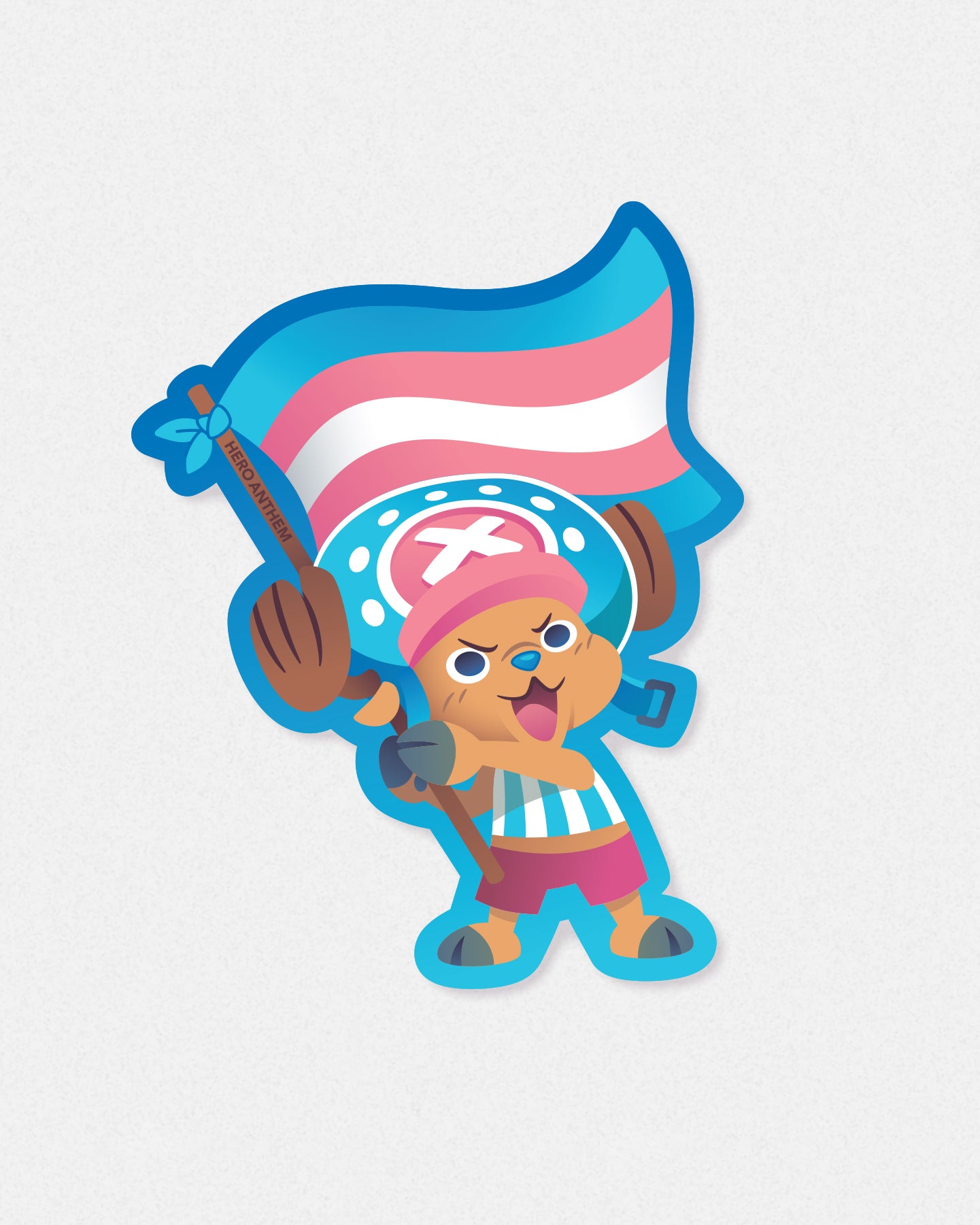 Trans Chopper Sticker