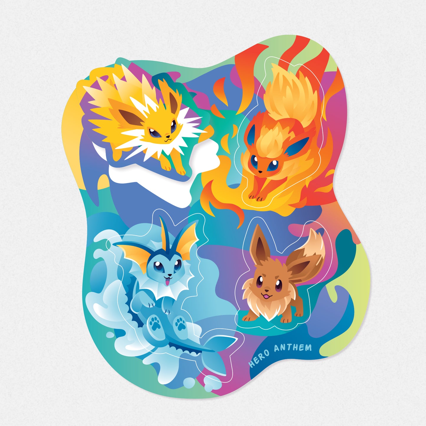 Eevee Sticker Sheet