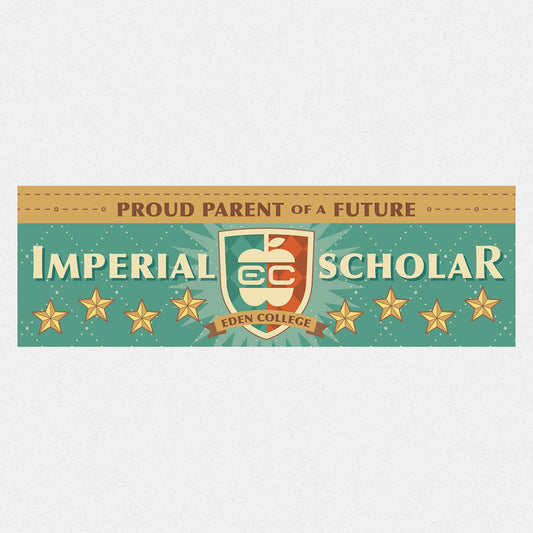 Imperial Scholar Bumper Sticker