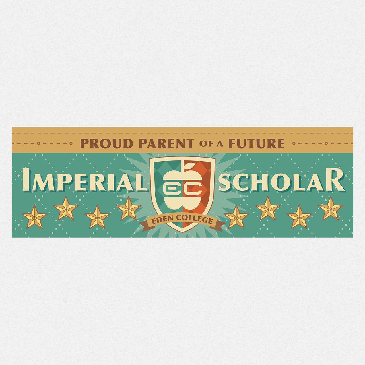 Imperial Scholar Bumper Sticker