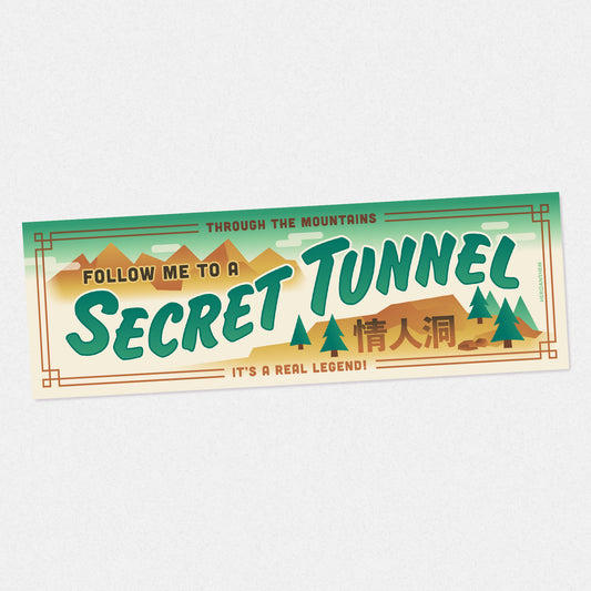 Secret Tunnel Sticker