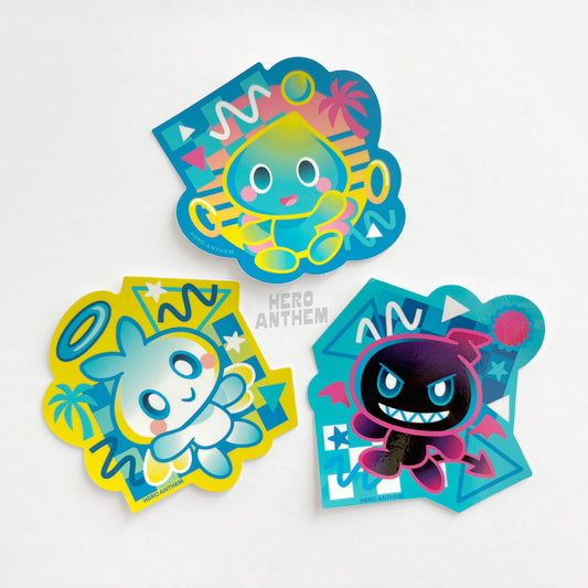Retro Chao Stickers