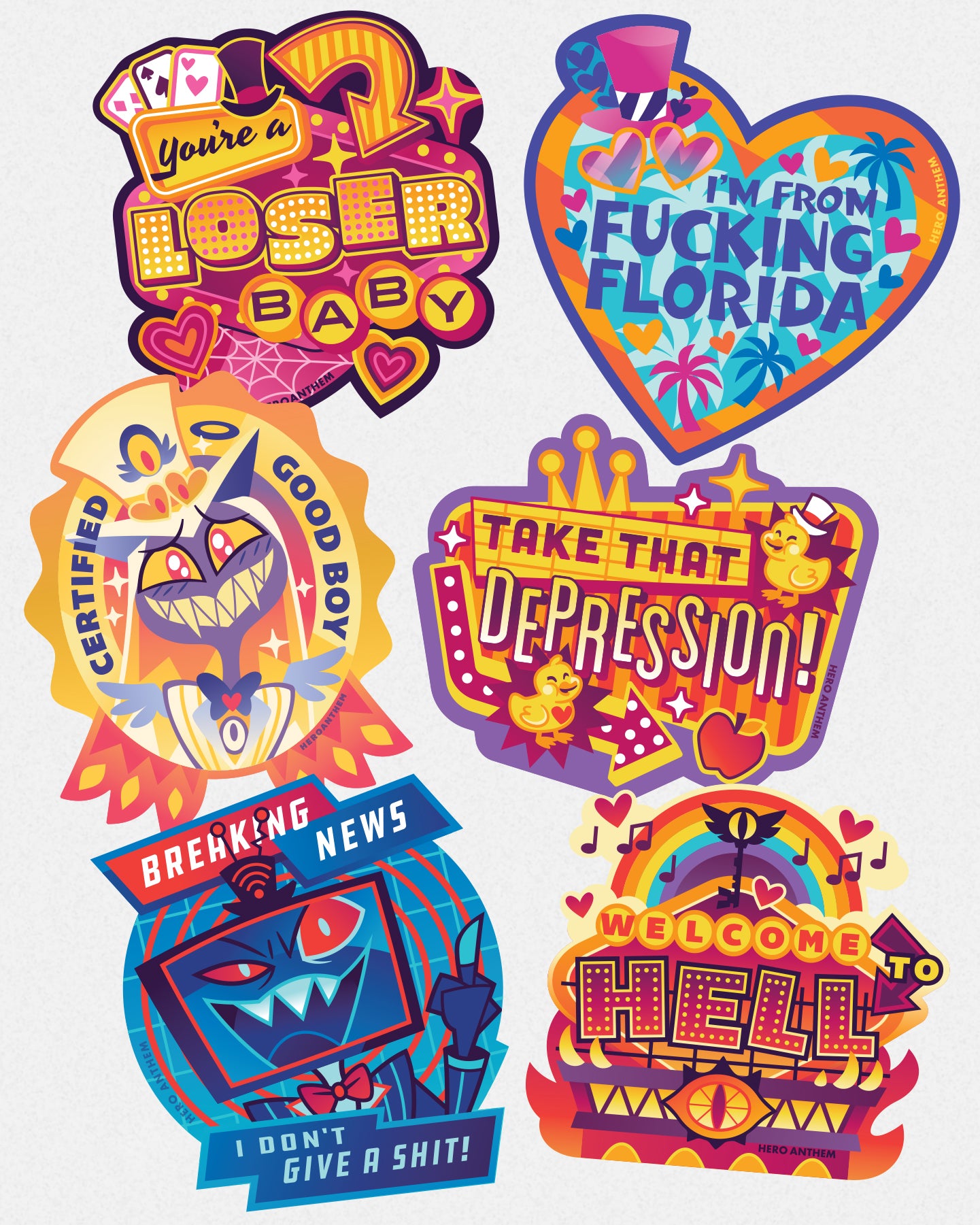 Hazbin Hotel Stickers