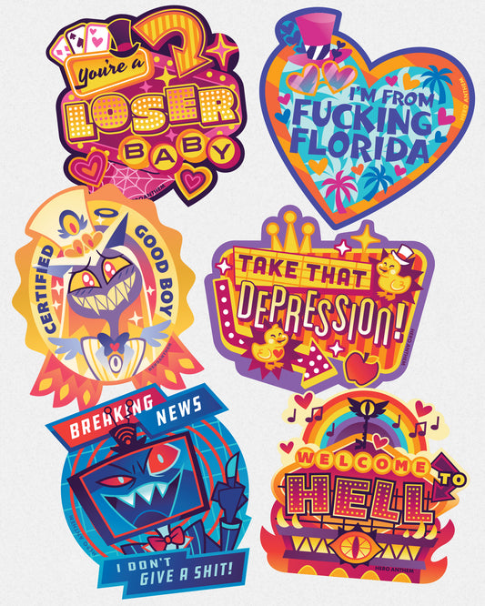 Hazbin Hotel Stickers