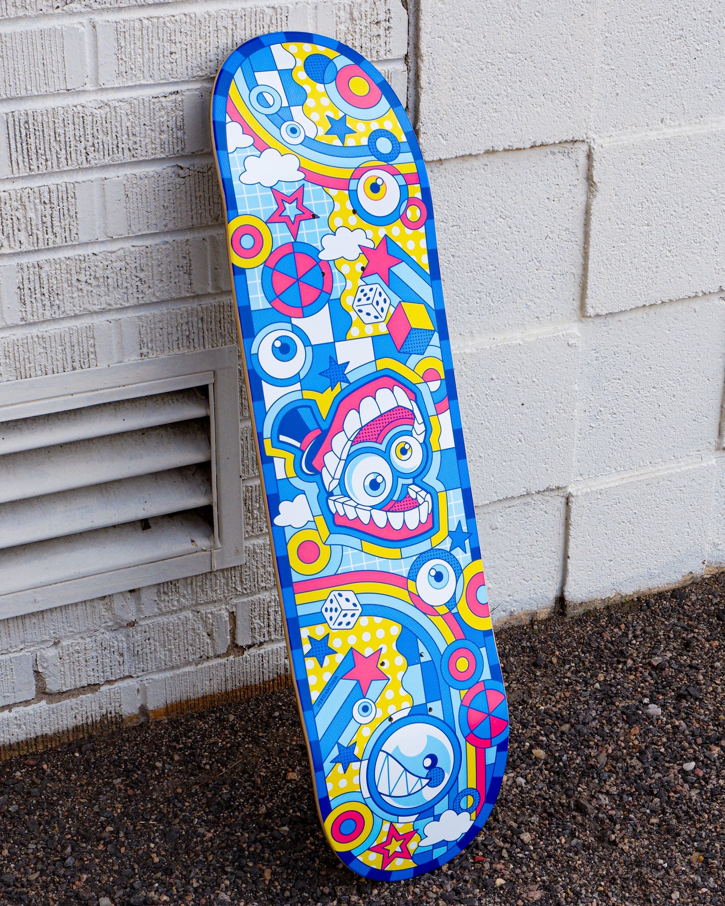 Digital Circus Skate Deck