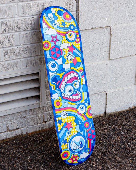 Digital Circus Skate Deck