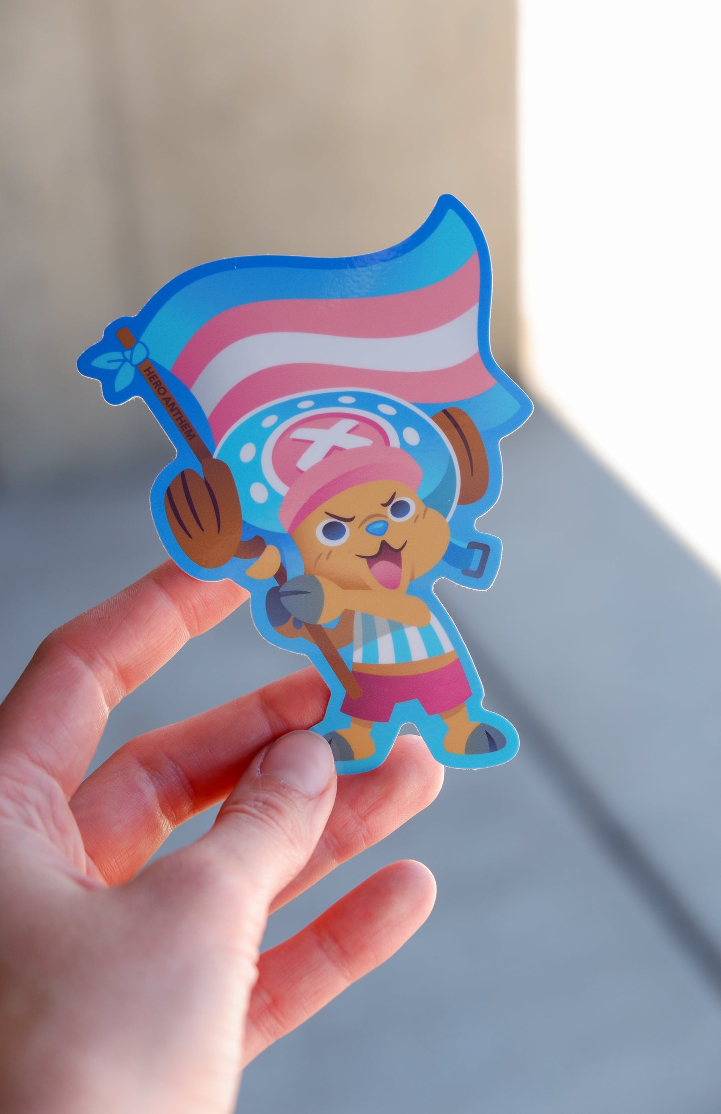 Trans Chopper Sticker