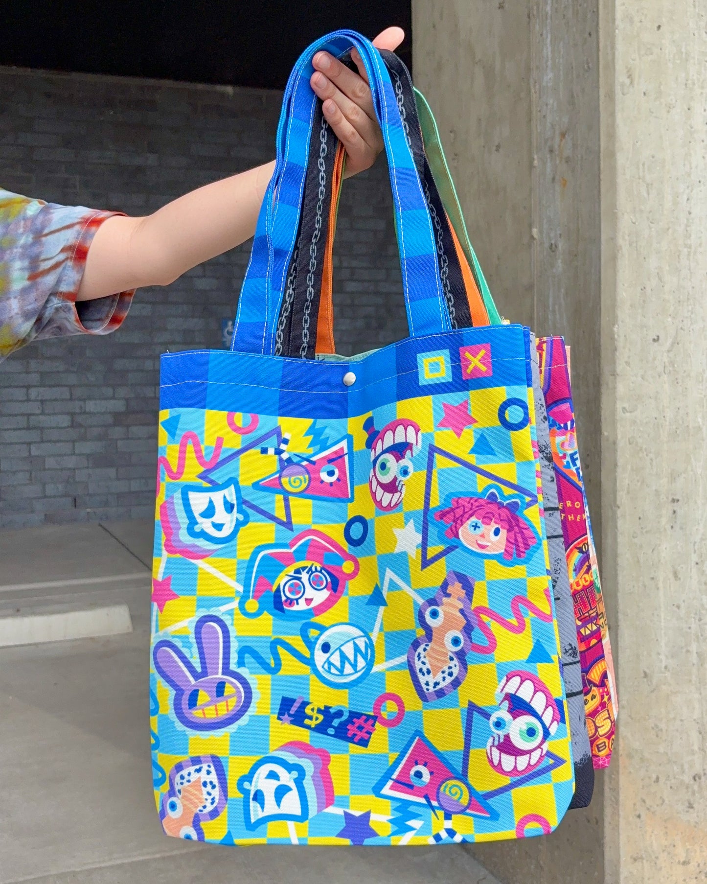 Digital Circus Tote Bag