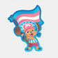 Trans Chopper Sticker